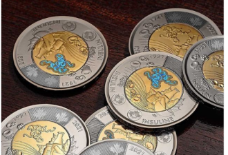 加拿大新版彩色2元币 纪念一项医学突破百周年