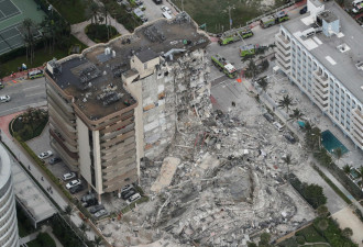 美新航母爆炸测试导致迈阿密公寓倒塌？