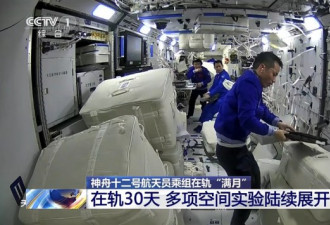 厉害了！三名航天员在中国空间站互相做超声