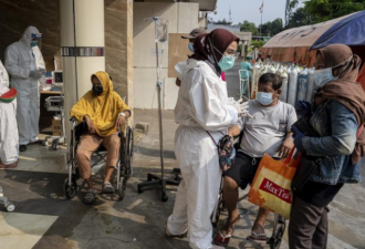 印尼超1%人口感染、医疗系统崩溃！