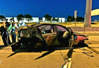 401车祸 司机逃跑乘客重伤