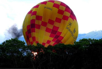 台东热气球著火 业者提改善措施民航局同意恢复