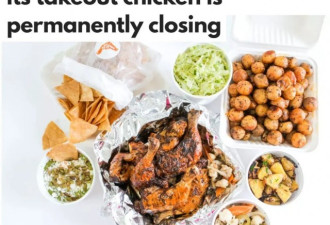 多伦多以烤鸡外卖闻名的餐厅 也要无限期停售