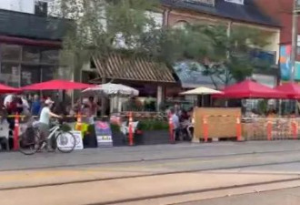 多伦多餐厅遭人群围堵：抗议者朝食客喷唾沫