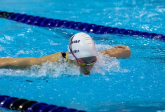 女子400米自由泳 加拿大14岁小将错失铜牌