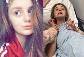18岁少女遭下药 惊悚片曝光 脸歪变丧尸4小时