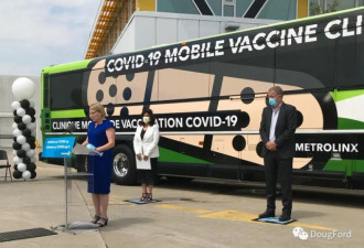 安省推出疫苗巴士！第一站Wonderland