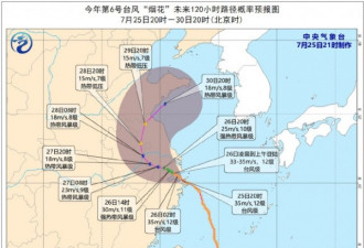 台风“烟花”将二次登陆 预报难度极大