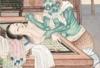 古代清朝第一幅女鬼图名画 很多人不敢细看