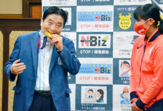 东京奥组委回应日本市长咬金牌：咬过不能换新