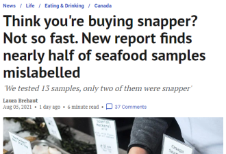 加拿大卖的海鲜50%是假货！都是华人爱吃的