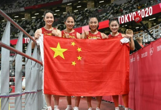 中国女子接力完成多突破 满分表现赢得奥运第六