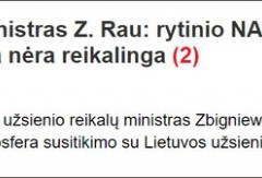 波兰外长在立陶宛表态 台湾是中国一部分