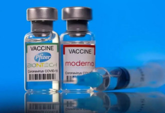 最新研究：莫德纳比辉瑞疫苗好两倍多