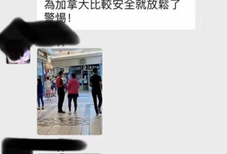 万锦广场华人女孩疑被同胞拐带 警方确认是误会