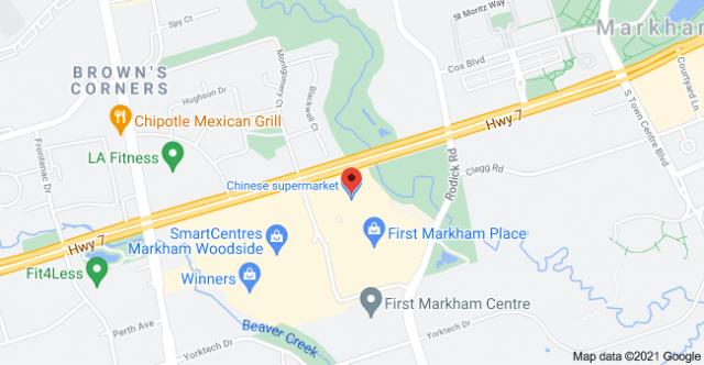 Map of 3275 Hwy 7, Markham, ON L3R 3P9