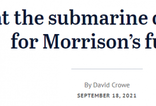 澳英美造核潜艇 对莫里森来说意味什么？