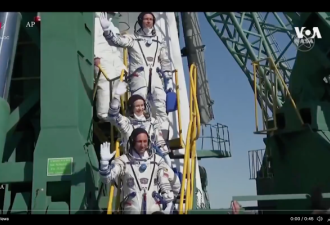 俄女星与导演乘飞船赴国际太空站拍电影创纪录