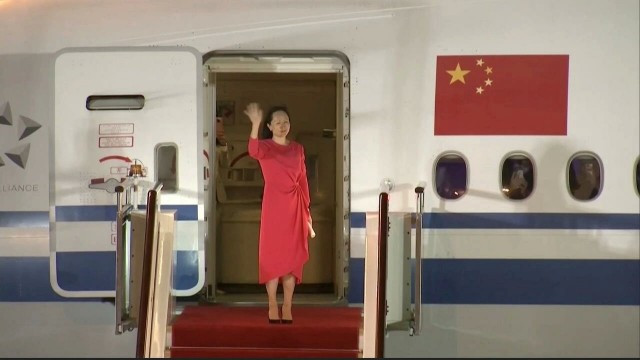 北京称?晚舟回国国际意义大 管它华为快倒下