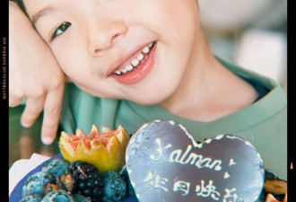 奥运冠军刘璇为儿子庆生，小女儿罕露面