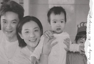 奥运冠军刘璇为儿子庆生，小女儿罕露面