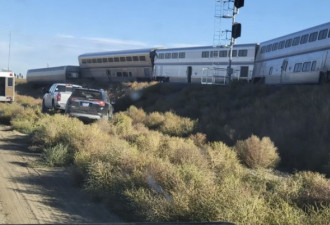美铁列车蒙大拿脱轨事故已致3人死 超50人受伤