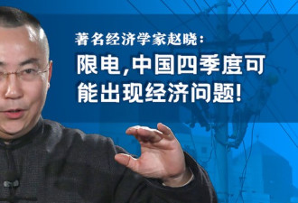 赵晓：限电将可能促发中国经济大问题