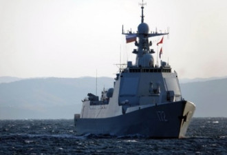 中俄海上联合军演实景曝光 编队通过水雷威胁区
