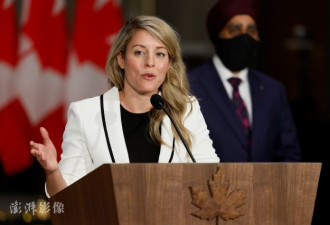 加拿大新外交部长乔美兰：保持高度警惕