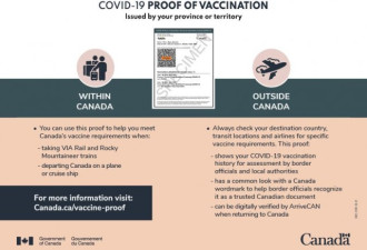 总理宣布出台标准化COVID-19疫苗接种证明