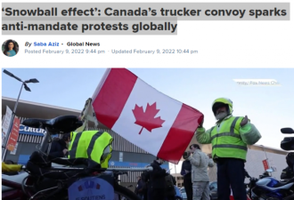 加拿大车队抗议掀滚雪球效应 专家担忧后果严重