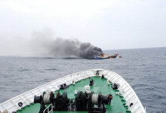 中国渔船失火酿3死 韩警承认丢闪光弹
