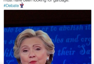 美国大选二辩一只苍蝇停在希拉里脸上 网友炸了