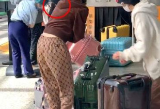 李小璐带娃又被骂不离手机 甜馨搬大箱险出事