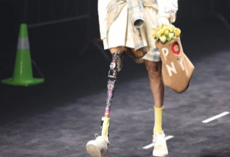 在汶川地震中失去一条腿的她 站上了上海时装周