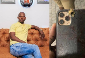 南非老板驾车遇劫 靠iPhone挡子弹保命