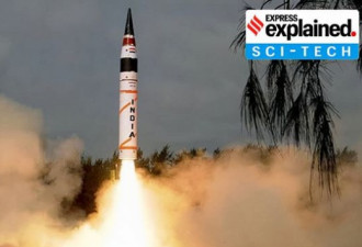 印度成功发射导弹 称不满中国陆地国界法