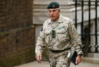 英国防参谋长:与俄发生战争风险比冷战时高