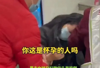 上海地铁两女子上演全武行 一人还是孕妇
