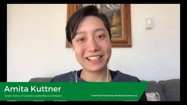 Amita Kuttner Townhall - Green Party of Canada 2020 Leadership Contestant - YouTube
