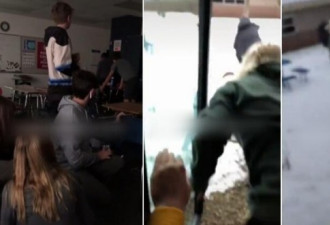 密州枪击案现场视频大喊“哥们”学生跳窗逃离