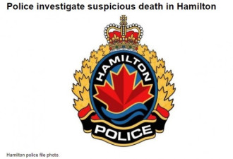 汉密尔顿20多岁男子死亡可疑