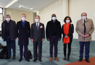 不理北京警告 法国国民议会代表团抵达台湾访问
