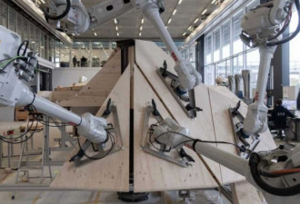 研究团队使用机器人建造瑞士“空中花园”