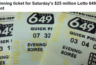 下期Lotto 649头奖奖金2600万