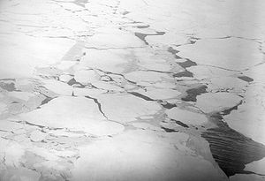巨响 美海岸冰层突然破裂 至少34人被困浮冰