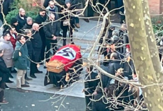 教堂葬礼展示纳粹旗 天主教和犹太领袖谴责