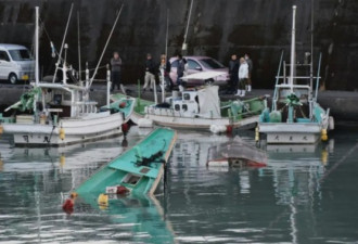 汤加火山大喷发海啸导致日本30多艘渔船沉没