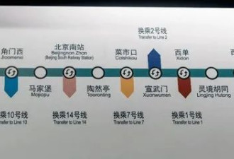抵制西方 北京地铁用拼音成功取代英文后的盛景