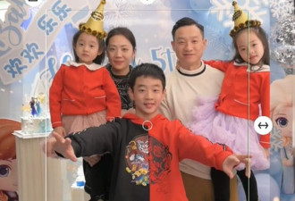 杨威晒双胞胎女儿5岁生日照一个像爸一个像妈